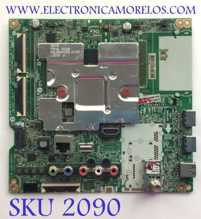 MAIN PARA SMART TV LG 4K / NUMERO DE PARTE EBT66447202 / EAX69083603 / 66447202 / OEEBT000-00WS / RU0432A1WB / PANEL NC650DQG- AAGX5 / MODELO 65UN6950ZUA.BUSWLKR